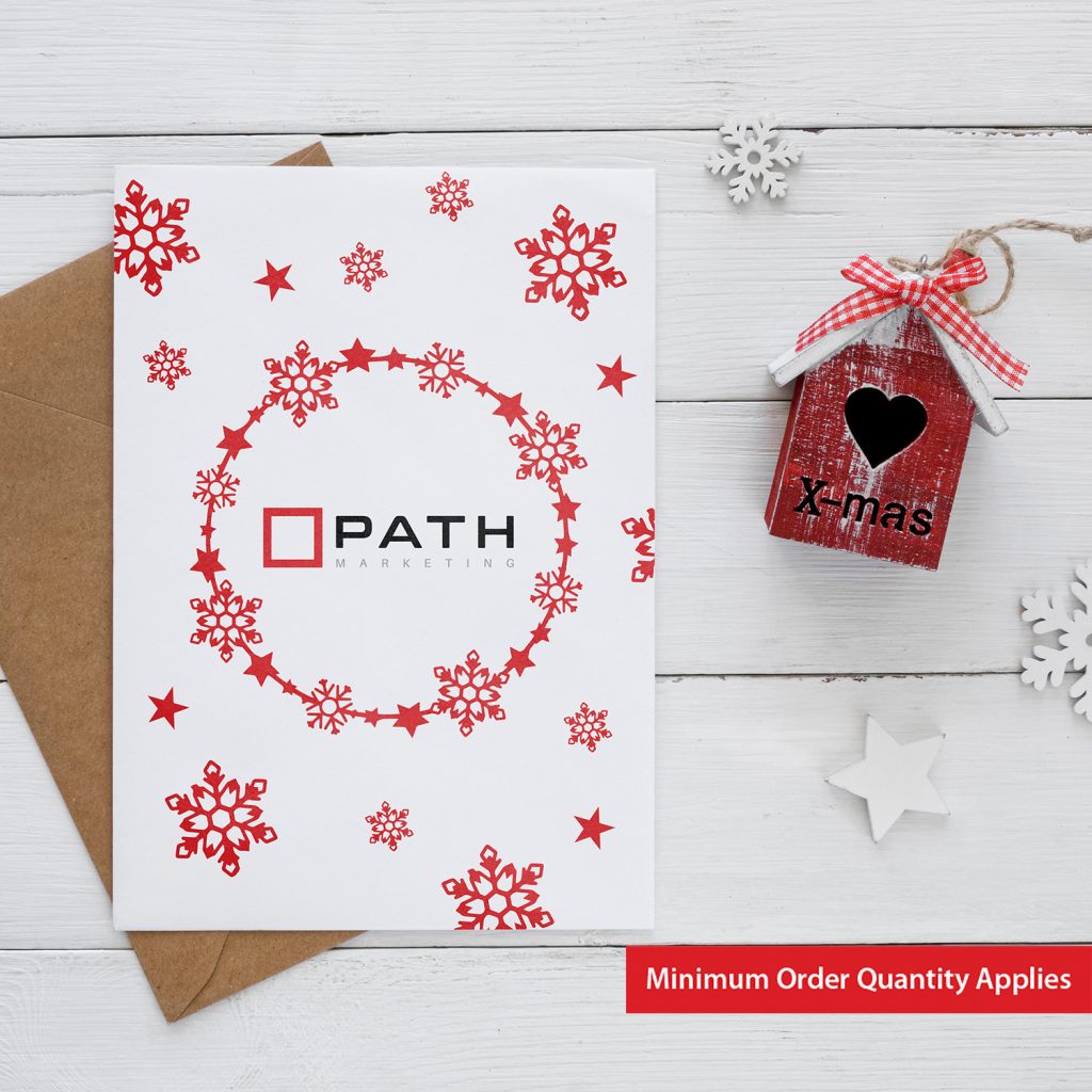 Path Branded Christmas Cards, bespoke