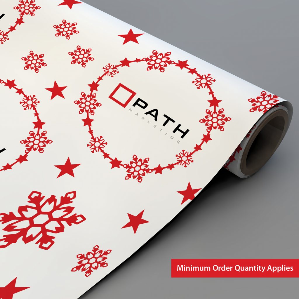 Christmas branded wrapping-paper