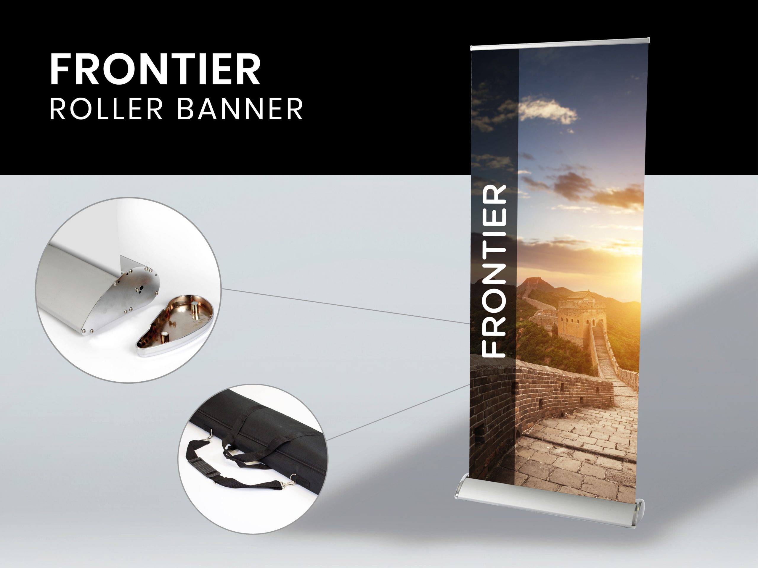 Are you ready for Event Season? 4 Frontier Premium Roller Banner scaled